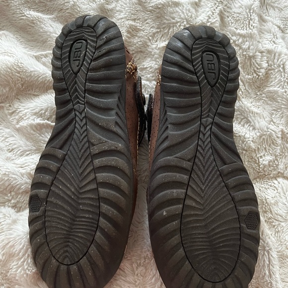 JBU Women's Chocolate Brown Mary Jane Flats Sz 6 Vegan Leather - Picture 5 of 5